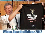 Oktoberfest-Schlussbericht 2012: Klassisch, bodenständig und in Tracht. 6,4 Mio Besucher, 6,9 Mio. Maß Bier  (©Foto: MartiN Schmitz)